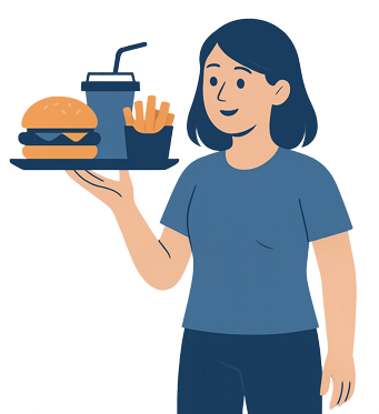 Solutions UPOS pour la restauration rapide