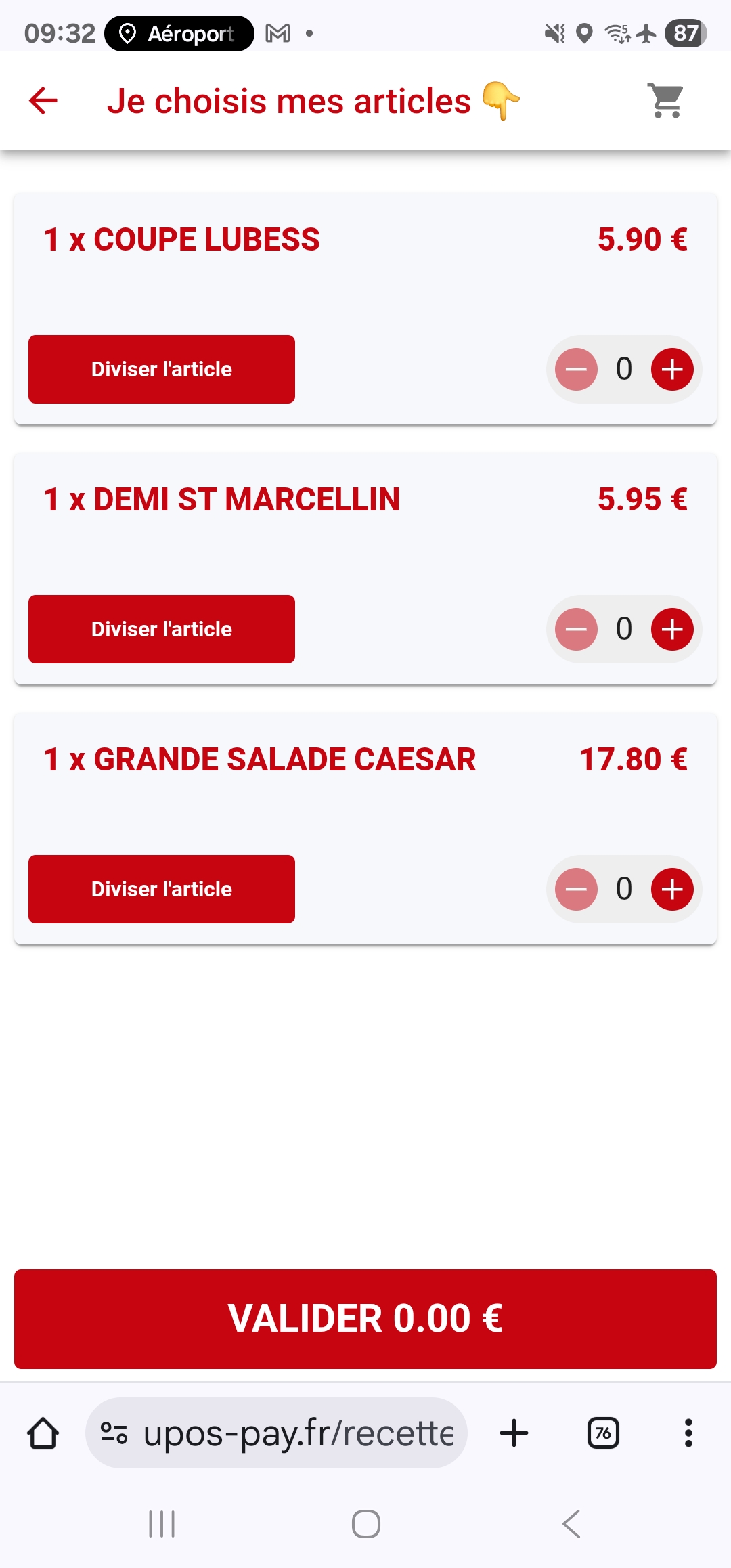 Sélection articles UPOS